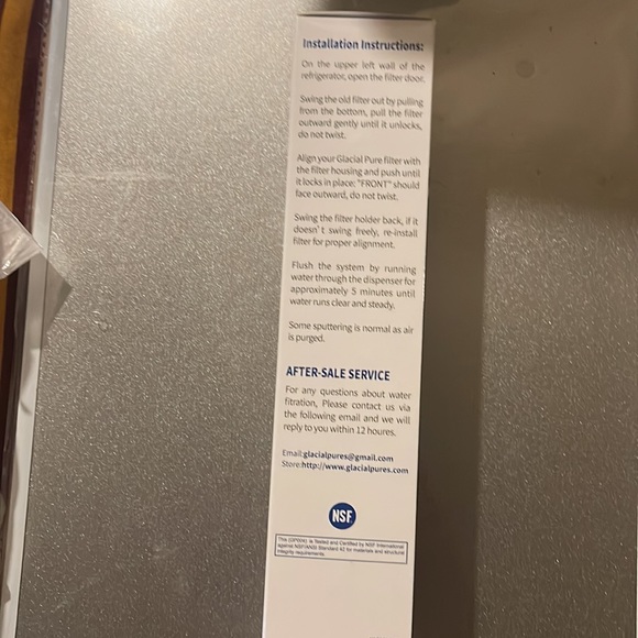Glacial Pure Filter GP004 Replacement for Frigidaire ULTRAWF Kenmore 9999 - Picture 4 of 4